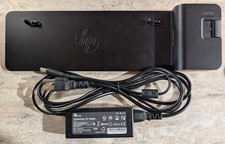 HP 2013 UltraSlim Docking Station Docking Station w/ 65W AC Adapter D9Y32AA ABA