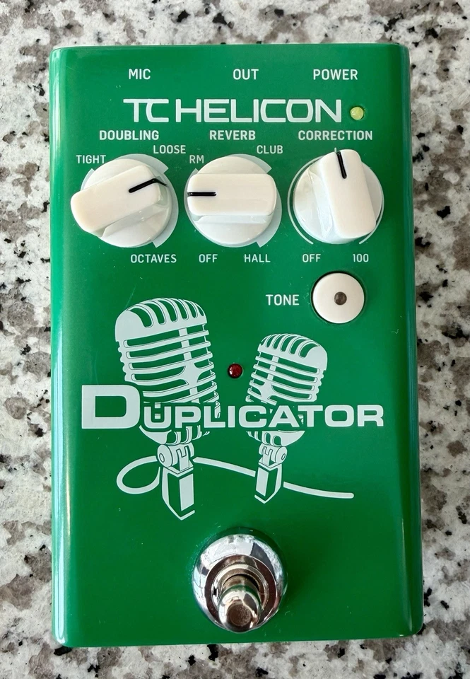 TC Helicon Duplicator Vocal Effects Stompbox Ultra-Simple Reverb Pitch Correct - Image 2 of 4