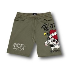 ED HARDY “LKS Skull” SAGE SHORTS