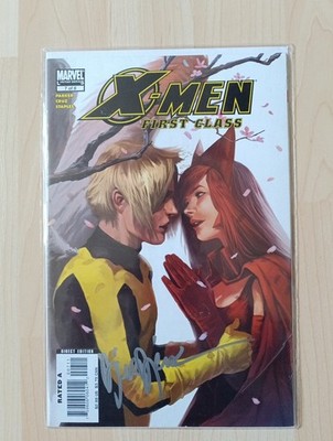 X-MEN FIRST CLASS #7 1ST PRINTING SIGNED MARKO DJURDJEVIC US MARVEL COMIC NM RAR