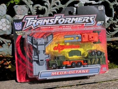 HASBRO TRANSFORMERS MEGA-OCTANE ROBOTS IN DISGUISE RID COMBINERS 2001 NEU!