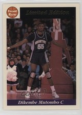 1991 Front Row Limited Edition Promo Charter Member Dikembe Mutombo #2 HOF g8q