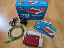 AVM FRITZ!Box 4020 4-Port Wireless WLAN Router, auch als Fritzbox Repeater, OVP