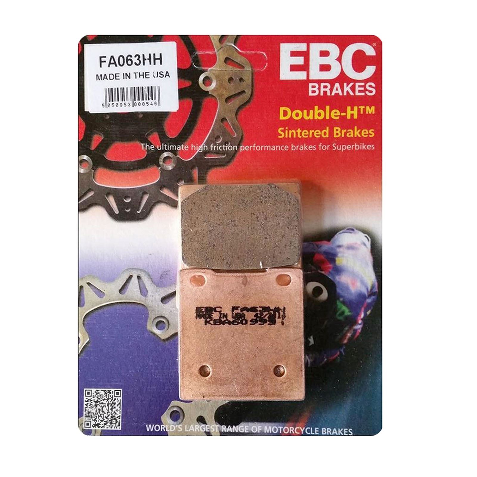 EBC Double H Sintered Street Brake Pad Rear Right for Suzuki TL 1000 S 1997-2001 - Image 48