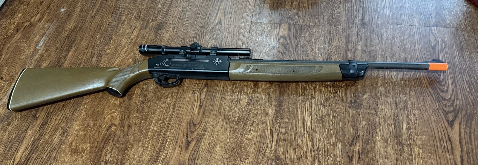 Crosman Classic 2100 .177 Caliber BB Gun & Pellet Air Rifle w/ Scope Works Well