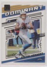 2021 Panini Clearly Donruss Clearly Dominant Justin Herbert #CD-JH o7m