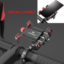 360  Adjustable Aluminum Motorcycle Bike Phone Holder with Quick Lock Release