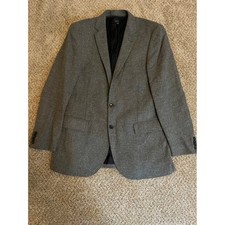 J.Crew Men Ludlow Jacket 40L Gray Moon Yorkshire Tweed Wool Blazer