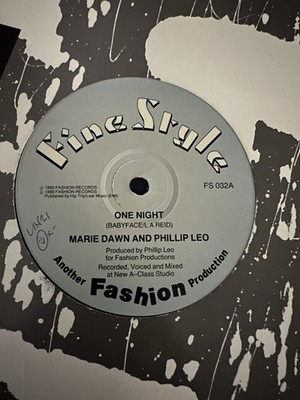 Marie Dawn And Phillip Leo - One Night / We Belong Together - UK 12'' Vinyl - ...