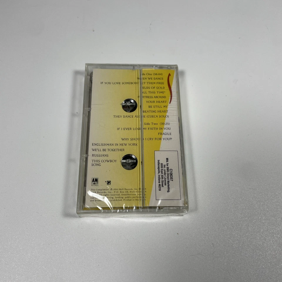 Fields of Gold: The Best of Sting 1984-1994 by Sting (Cassette) New - Image 2 of 2