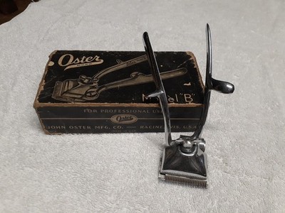 OSTER MODEL B PROFESSIONAL Hair Clippers Original Box Racine Wisconsin