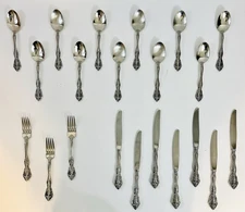 Oneida Michelangelo Heirloom Stainless Steel Flatware - Mixed Lot - 21 pcs
