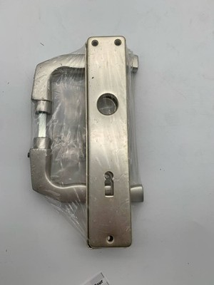 Erich Dieckmann Alu-ZT-LS-Drückergarnitur Neusilber eloxiert | 72 mm BB | 8 mm