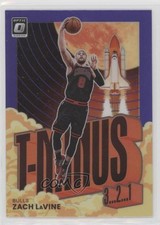 2021-22 Panini Donruss Optic T-Minus 3 2 1 Purple Prizm Zach LaVine #8 0b67