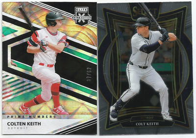 42) Detroit TIGERS Prizm #'d rookie lot COLT KEITH /62 Bryce Rainer ZYHIR HOPE