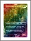 Thorin, King of Durin's Folk, Borderless Art Foil 0003, The Hobbit, Magic MTG NM