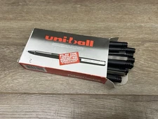 Uni-Ball Faber-Castell UB-101 60101 Stick Roller Pen Black Ink 1 Dozen