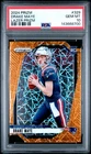 2024 Prizm Drake Maye ORANGE LAZER Prizm Rookie RC #329 PSA 10 Gem PATRIOTS
