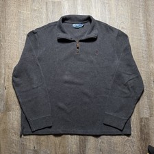 Polo Ralph Lauren Cotton Quarter Zip Pullover Sweater Size XXL Pony Logo