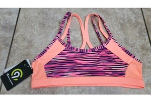 C9 Champion Girls' Duo Dry Stretch Cami Sports Bra - Multicolor XL Nwt