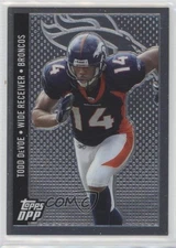 2006 Topps Draft Picks and Prospects (DPP) Chrome Todd Devoe #110 Rookie RC