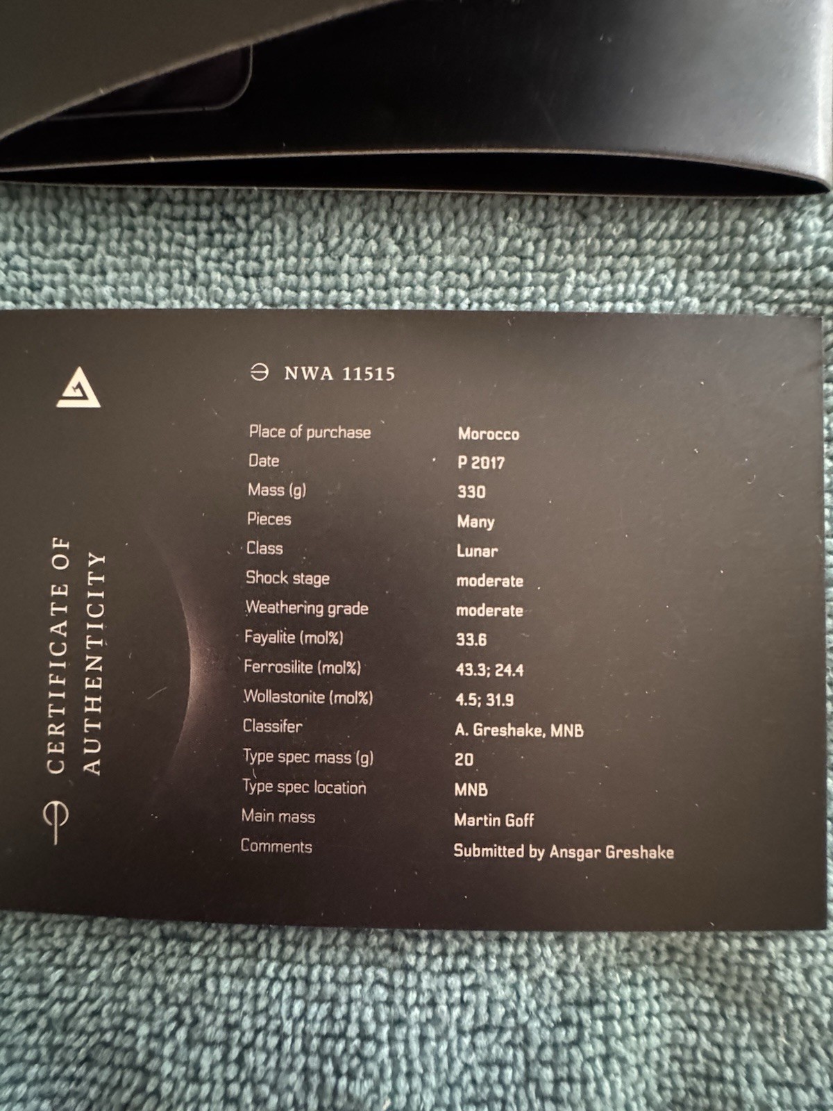 Interstellar Automatic Tech Watch Meteorite Moon … - image 6