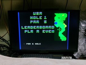 #813 NES : GOLF POWER !!  GREG NORMAN 1991  CIB, Manual, Sleeve, Inserts, POSTER