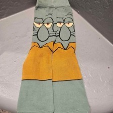 Sponge Bob Square Pants Squidward Socks size Large