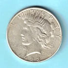 SILVER 1923 S PEACE SILVER DOLLAR UNGRADED - BEAUTIFUL COIN