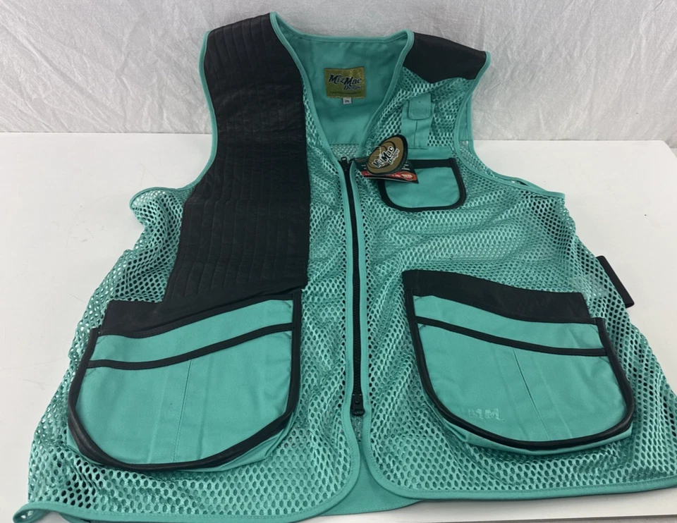 Chaleco de tiro MizMac para mujer turquesa, diestro MIZ-820-TQ-2XL Foto 2 de 4