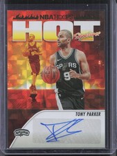 2023-24 Hoops #HS-TNY Tony Parker Hot Signatures Hyper Gold