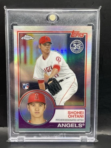 2018 Topps Chrome Shohei Ohtani 1983 RC Refractor Rookie #83T-6 Angels