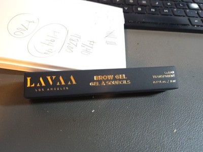 LAVAA Los Angeles CLEAR BROW GEL~ EYEBROW ~ FULL SIZE  0.27 Oz / 8mL