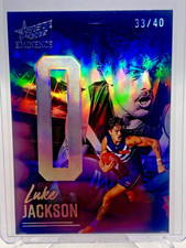 2025 AFL Select Eminence🔥LUKE JACKSON🔥Nameplate Black Platinum 33/40 Fremantle