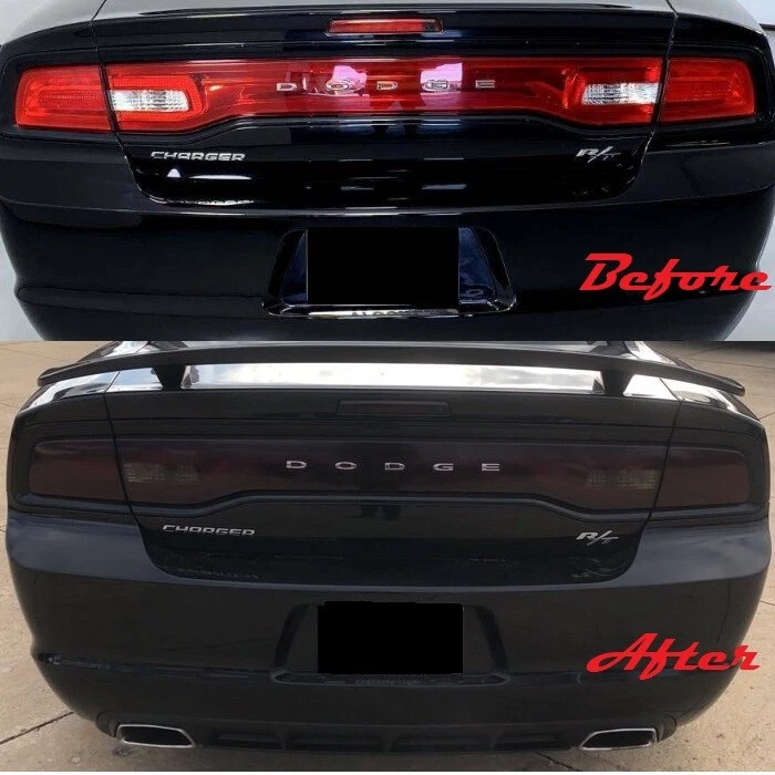 Tail Light Blackout Kit Fits 2011 2014 Dodge Charger Smoked Vinyl