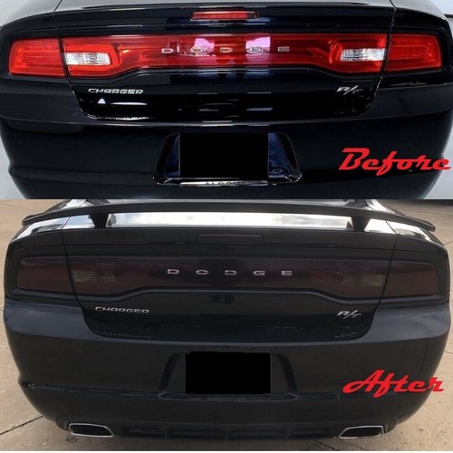 Tail Light Blackout Kit Fits 20112014 Dodge Charger Smoked Vinyl