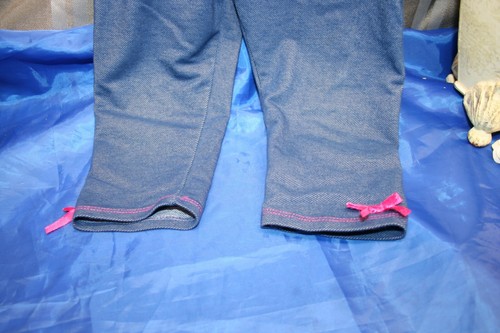 Nannette Kids Girls Blue Denim Pants Size 4T bottoms legging jegging school Sale - Picture 3 of 7