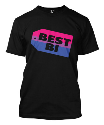 Best Bi LGBTQ Equality Pride Proud Bi Parody Funny Men's T-shirt