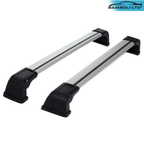 FITS FIAT 500X ALUMINUM V3 ROOF RACK CROSS BARS CROSS RAIL LOCKABLE 2015-2018 - Picture 2 of 7