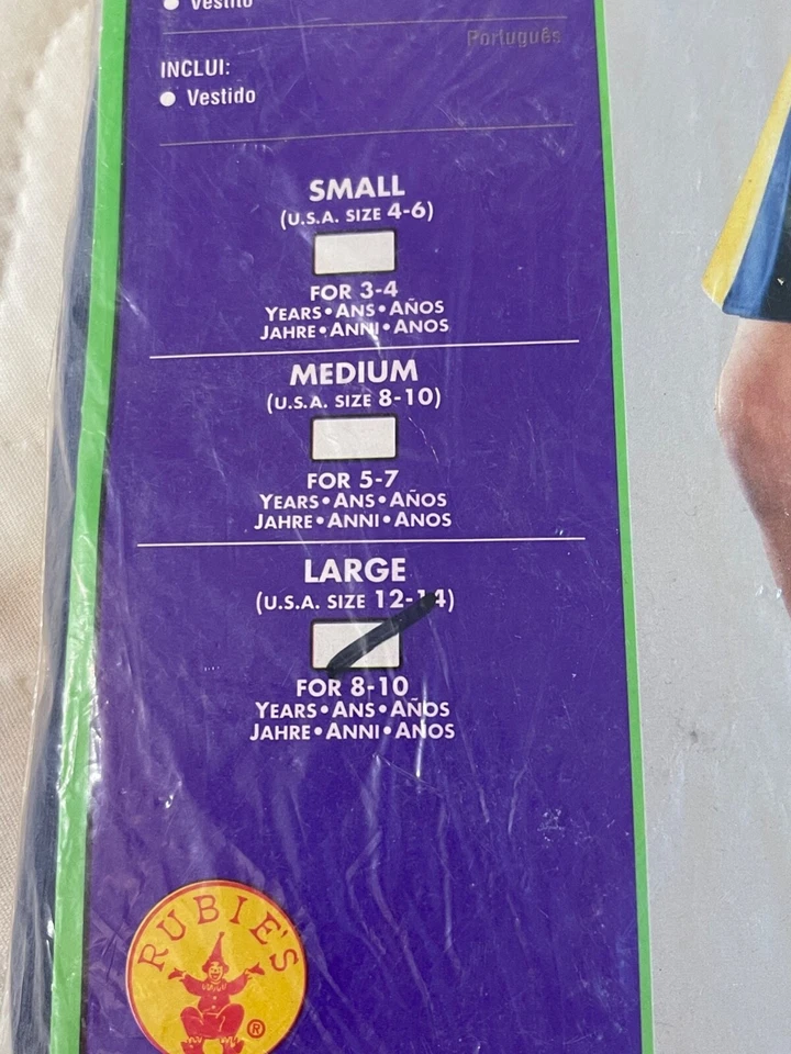 Disfraz infantil vintage de Rubie's Halloween Concepts "Cheerleader" ~ grande (12-14) Foto 2 de 4