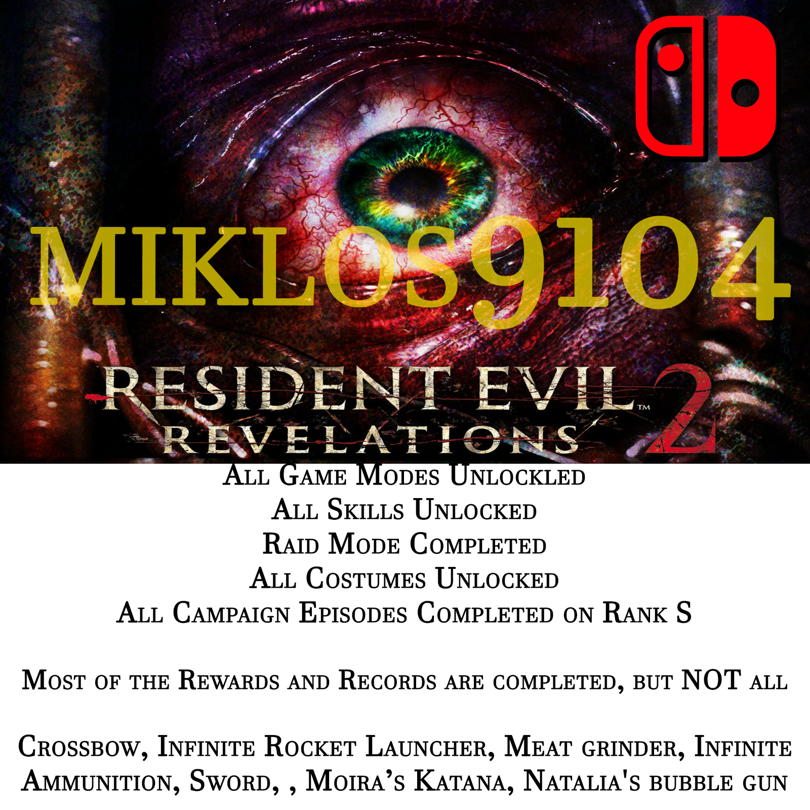  Resident Evil Revelations Collection - Standard Edition -  Nintendo Switch : Capcom U S A Inc: Tools & Home Improvement