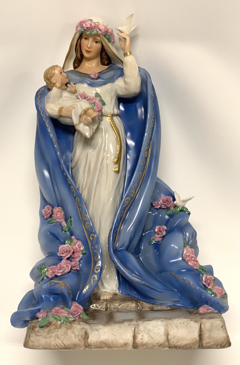 Franklin Mint Virgin Mary Mother Of Spring Motive Porcelain Hand