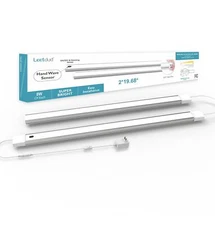 Motion Activated Under Cabinet Lights Plug in20 Inch 2 Pcs Hand Wave Motion S...