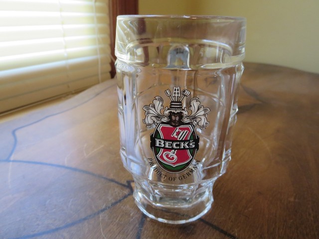 becks beer mug