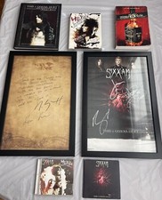 Sixx A.M & Nikki Sixx Collectors LOT;Autographs, Books, CDs, Handmade Custom Art