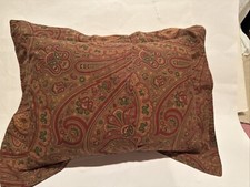 Ralph Lauren Pillow Paisley Sham 18 X 14 Inch Wide Vintage