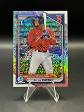 2024 Bowman Allan Castro #BCP-14 Mini-Diamonds Refractor Boston Red Sox