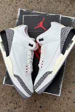◻️Jordan 3 Retro White Cement Reimagined (szGS 7) Sneaker  IN HAND FAST SHIPPING