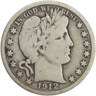1912-S Barber Half Dollar - Looks F Details - Full "LIBERTY"