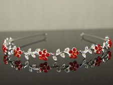 Bridesmaid Prom Flower Girl Crystal Flower Headband Tiara Gift T055  7 choice